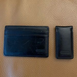Coach Card Holder and Money Clip